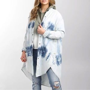 Free People Tuscan Denim Tunic Shirt X-Small NWOT